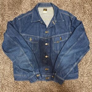 Vintage Lee Men’s Classic Blue Denim Jacket